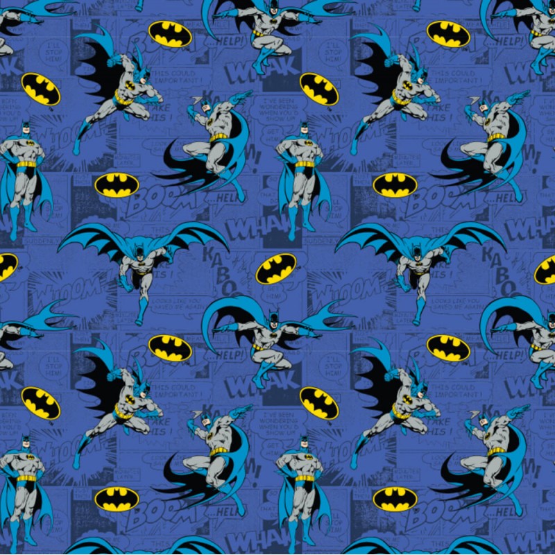 Cotton Fabric - Batman - Comic - Las Tijeras Mágicas