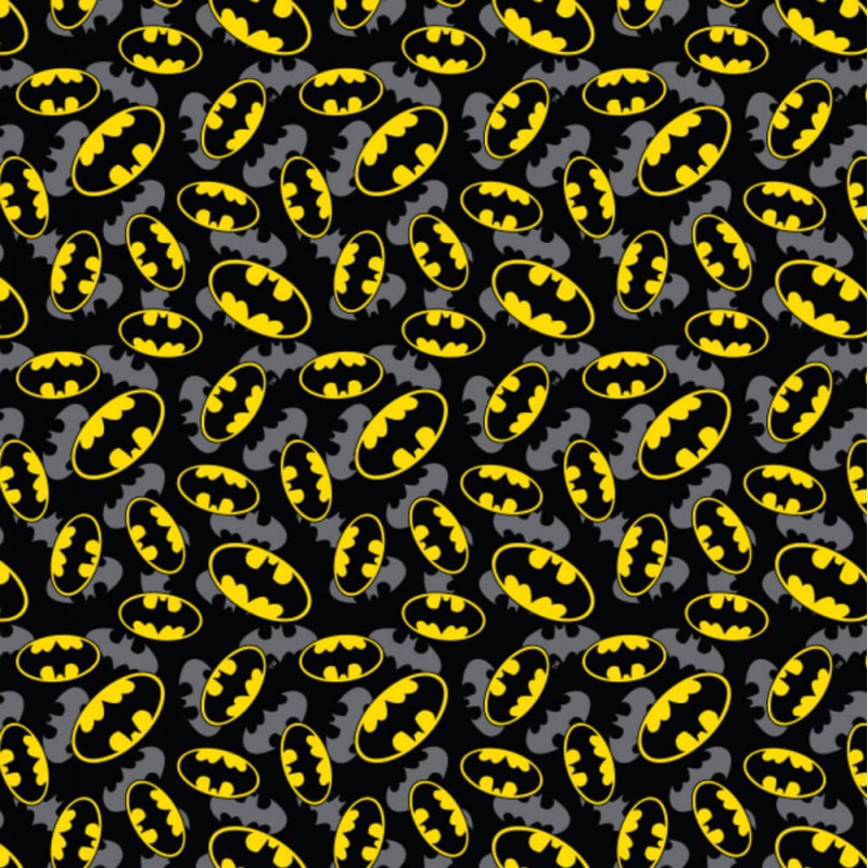 Cotton Fabric - Batman - Logo - Las Tijeras Mágicas