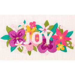 Free Embroidery Kit - Joy...