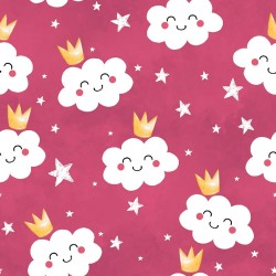 Cotton Fabric – Cloud Queens