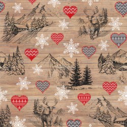 Cotton Fabric – Mountain