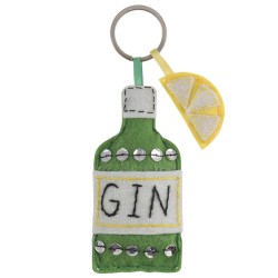 Felt Kit – Gin Bottle Key Ring