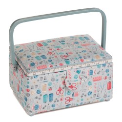 Sewing box with lid -...