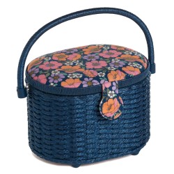Oval Sewing Box - Garden...