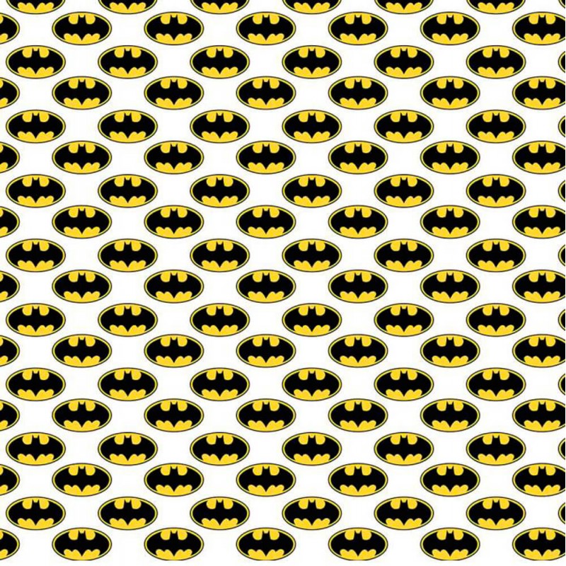 Cotton Fabric - Batman - Logo - Las Tijeras Mágicas