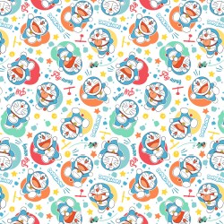 Cotton Fabric – Doraemon –...