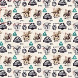 Cotton Fabric - Jurassic...