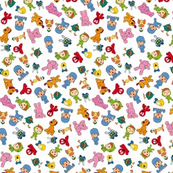 Cotton Fabric - Pocoyo and...