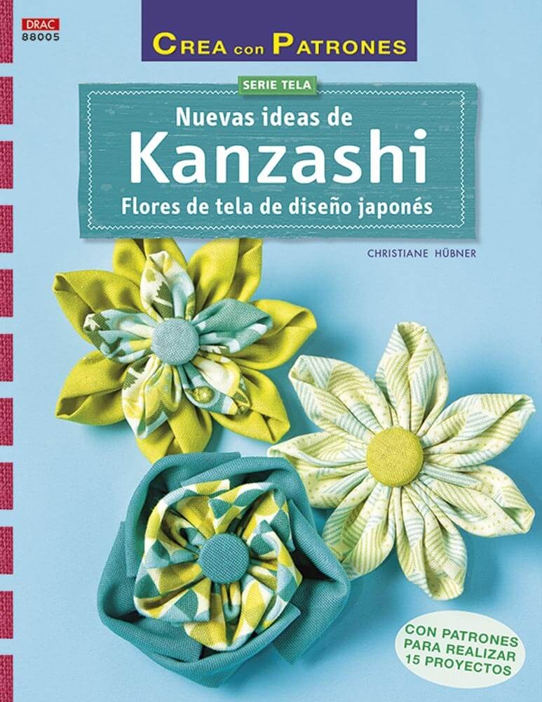 Nuevas ideas de kanzashi. flores de tela de diseño japonés