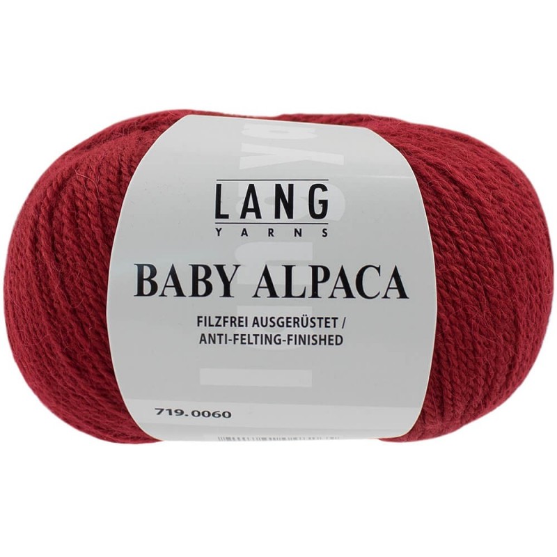 Ovillo de Lana Amarilla - 100% Alpaca - Hilo fino - 100 gr.