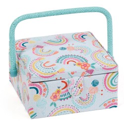 Square sewing box - Rainbow