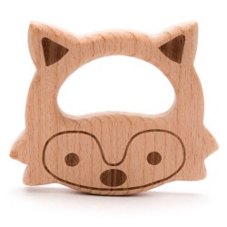 Wooden Teether - Fox - Durable