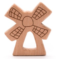 Wooden Teether - Windmill -...