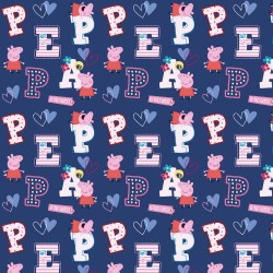 Cotton Fabric – Peppa Pig –...