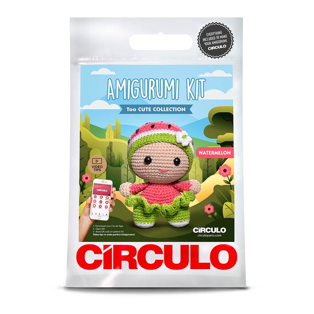 Amigurumi Kit Watermelon - Circulo - Las Tijeras MΓ‘gicas Amigurumi Kit Watermelon - Circulo - Las Tijeras MΓ‘gicas