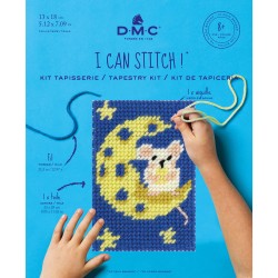 DMC Tapestry Kit – Cheese Moon