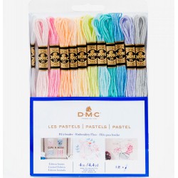 Pack de 12 hilos Mouliné - DMC