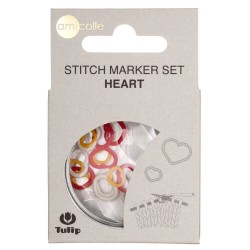 Stitch Marker Set – Heart -...