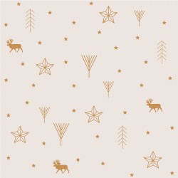 Cotton Canvas Gold fabric -...