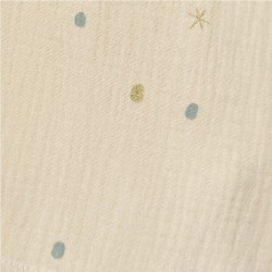 Gold Mousseline Fabric -...