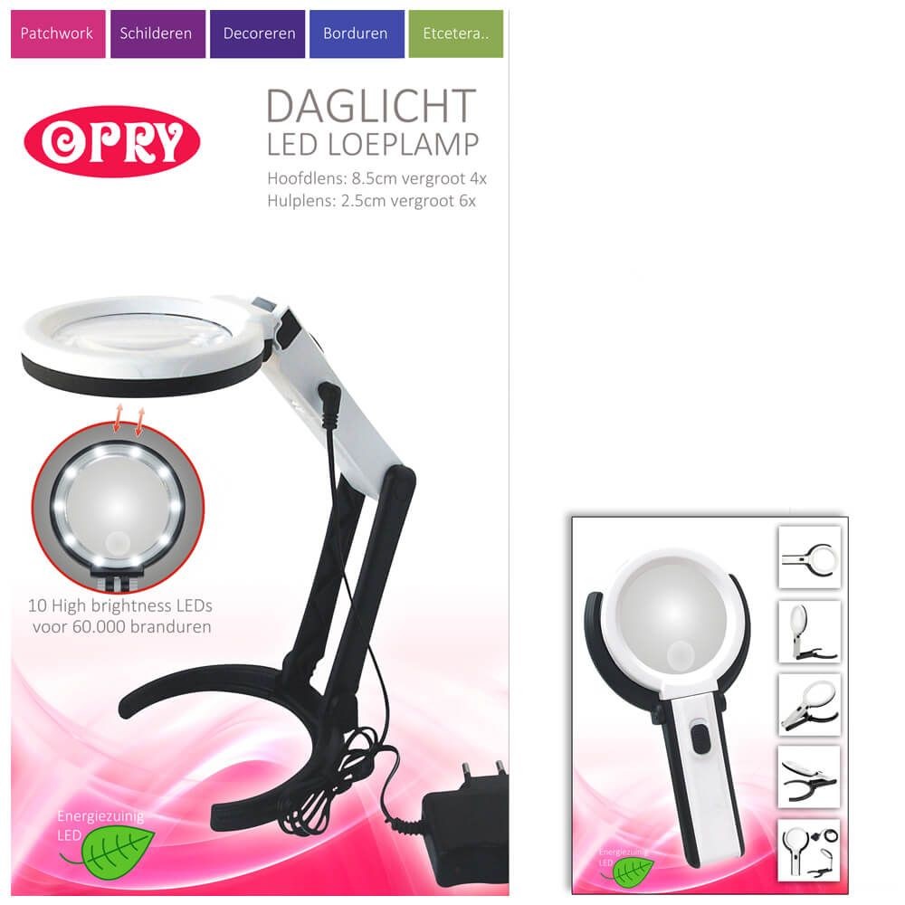 Comprar Lupa con Luz Led 8.5 cm - Opry