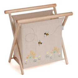 Knitting basket - Linen Bee...