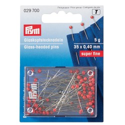 Glass-Headed Pins - Prym