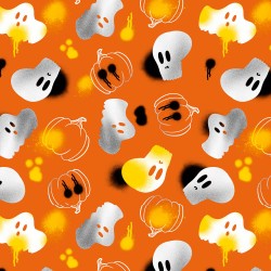 Cotton Fabric – Ghosts