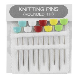 Knitting Pins with Rounded...