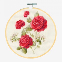 Cross-stitch kit - Roses - DMC