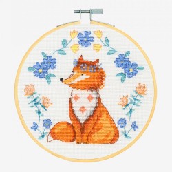 Cross-stitch kit - Folk Fox...