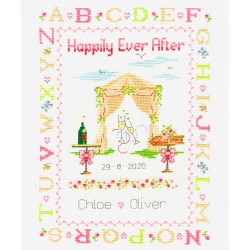 Cross-stitch kit - Happily...