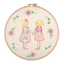 Embroidery Kit + Hoop -...