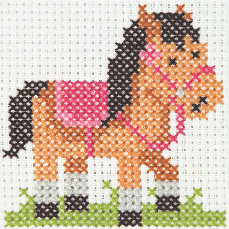 Anchor 1st Kit - Counted Cross Stitch Pony Anchor 1st Kit - Counted Cross Stitch Pony