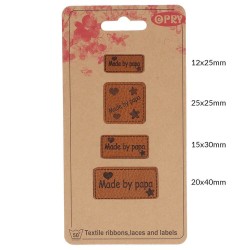 Leatherette Labels Pack -...
