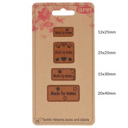 Leatherette Labels Pack -...