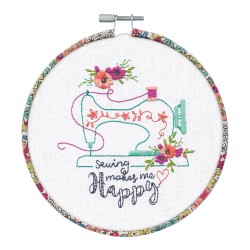 Embroidery Kit with Fabric...