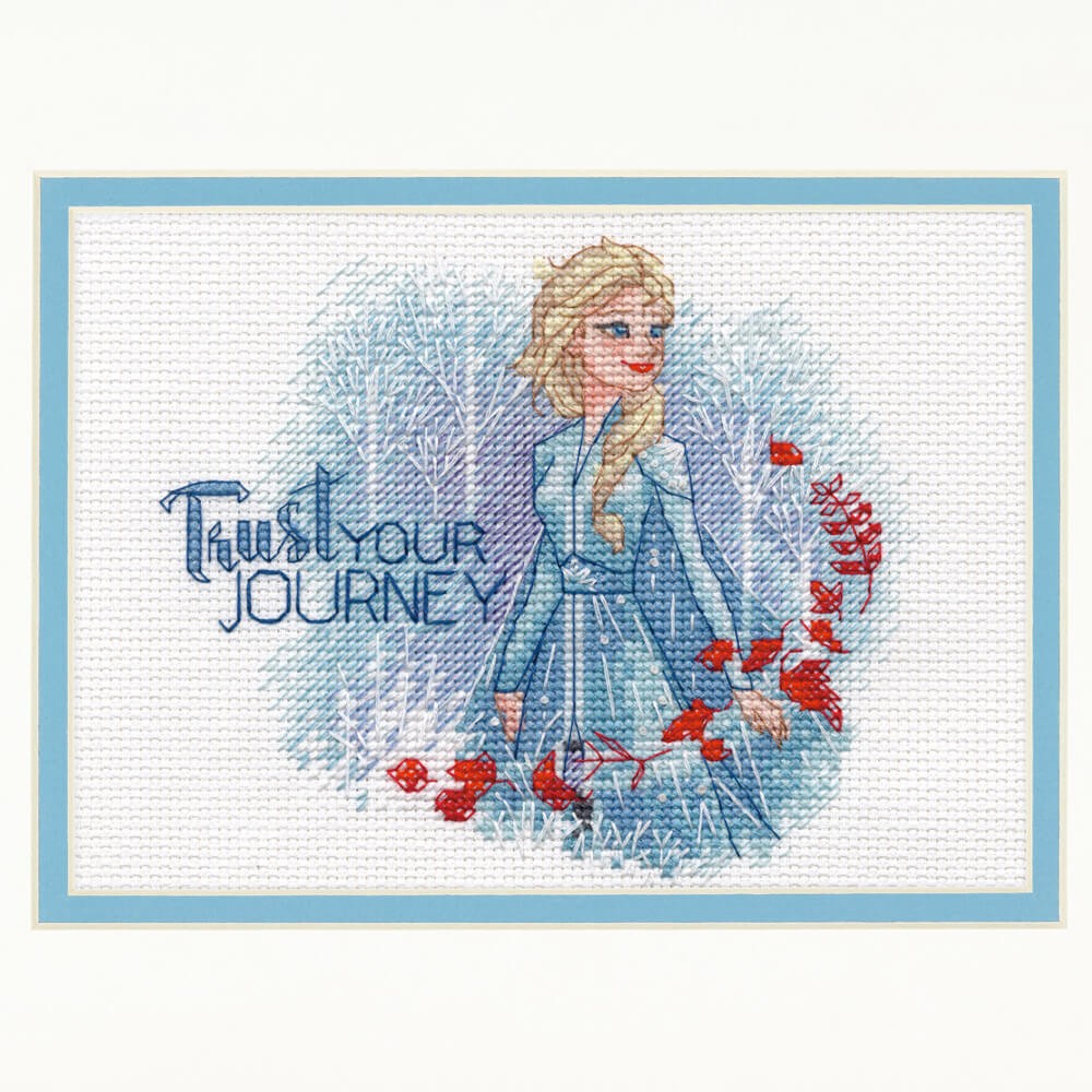 Carteles cristiano bebida Kit de Punto de Cruz - Elsa. Trust Your Journey - Dimensions - Las Tijeras Mágicas Carteles cristiano bebida Kit de Punto de Cruz - Elsa. Trust Your Journey - Dimensions - Las Tijeras Mágicas