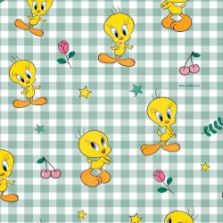 Cotton Fabric – Vichy – Tweety