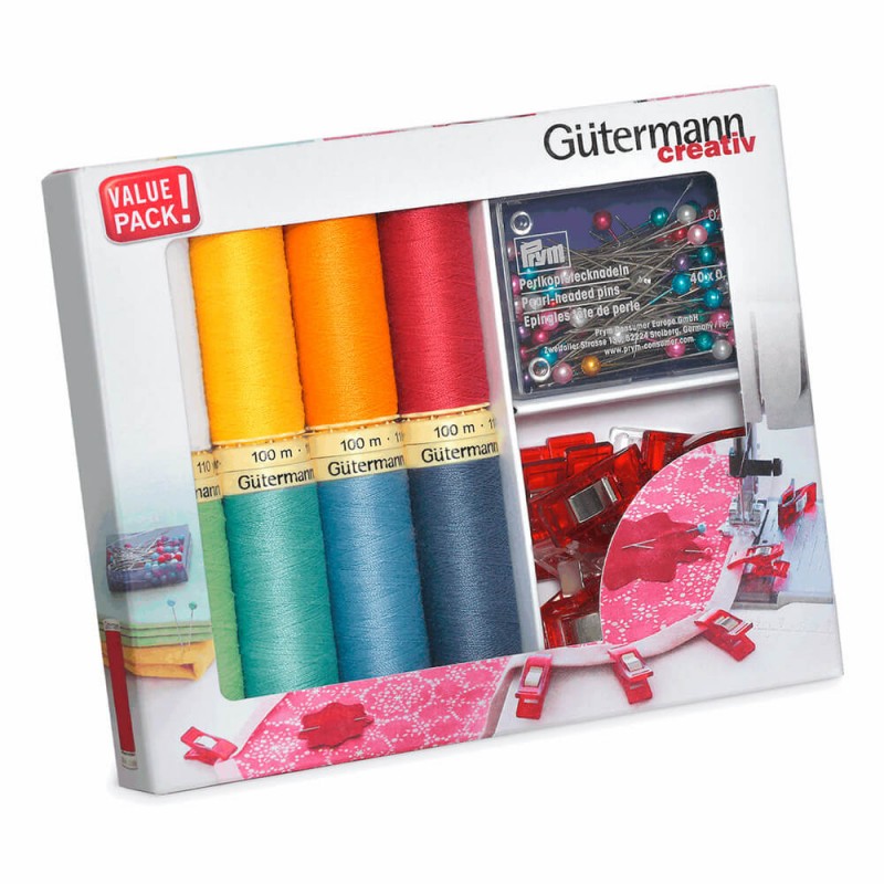 Gutermann Juego de hilos para coser, surtido