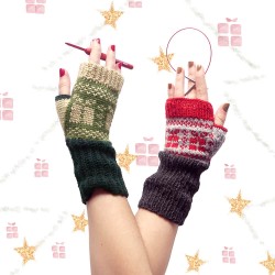 Knit and Crochet Mittens...