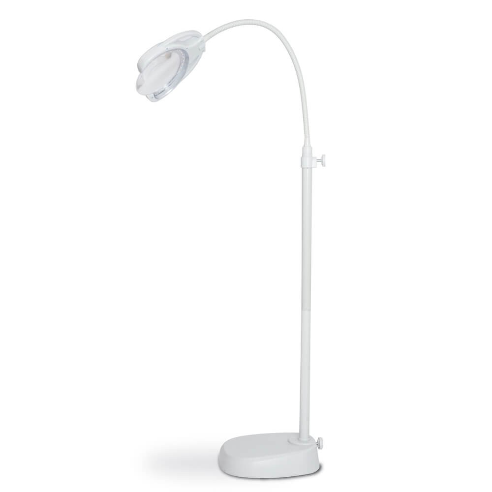 Lupa triplete con luz LED dual blanca y UV