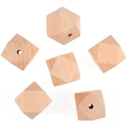 Geometrical Wooden Beads -...