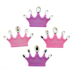 Princess Crowns Buttons -...
