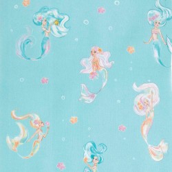 Tela Popelín Katia - Mermaids