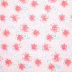 Katia Cotton Fabric – Hibiscus