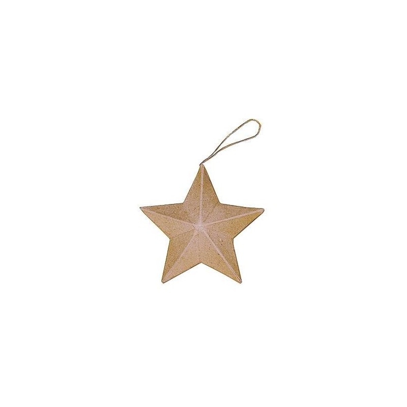 Star Hanging Paper Mache