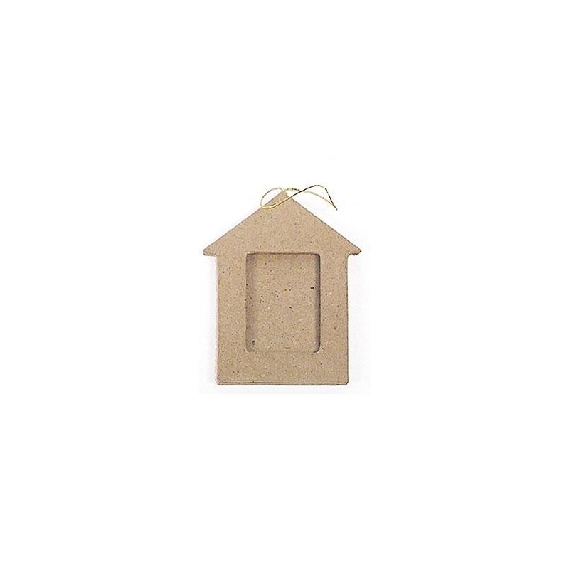 House Photo Frame Hanging Paper Mache