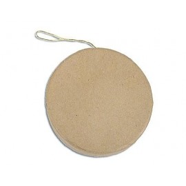 Round Flat Hanging Paper Mache