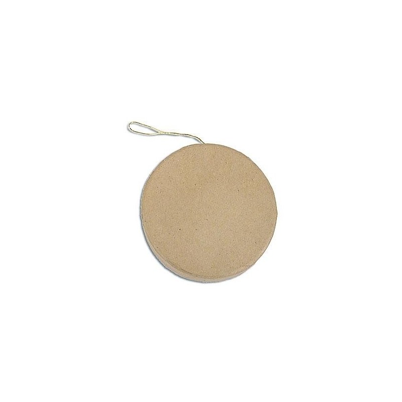 Round Flat Hanging Paper Mache